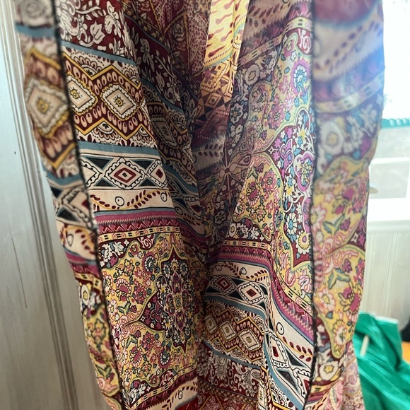 y2k inspired butterfly dress/top/swim coverup semi sheer sz lg boho fairy goth - Picture 6 of 12